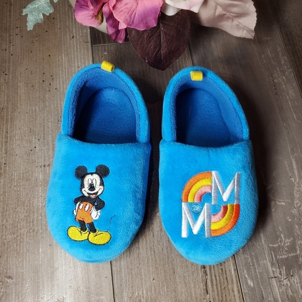 Disney Collection Kids Boys Mickey and Friends Mickey Mouse Slip-On Slippers